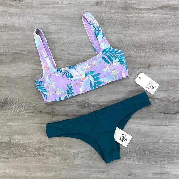 ☀️BILLABONG☀️ LOVE PALMS TANK SOL SEARCHER HWII LO BIKINI SET - Picture 3 of 15